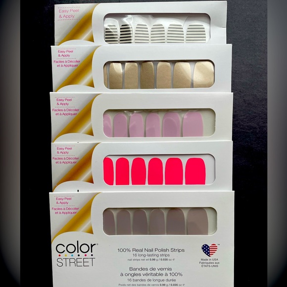 Color Street Makeup New Color Street Bundle Of 5 Sets Poshmark